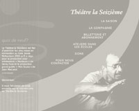 Screenshot of the Seizième web site
